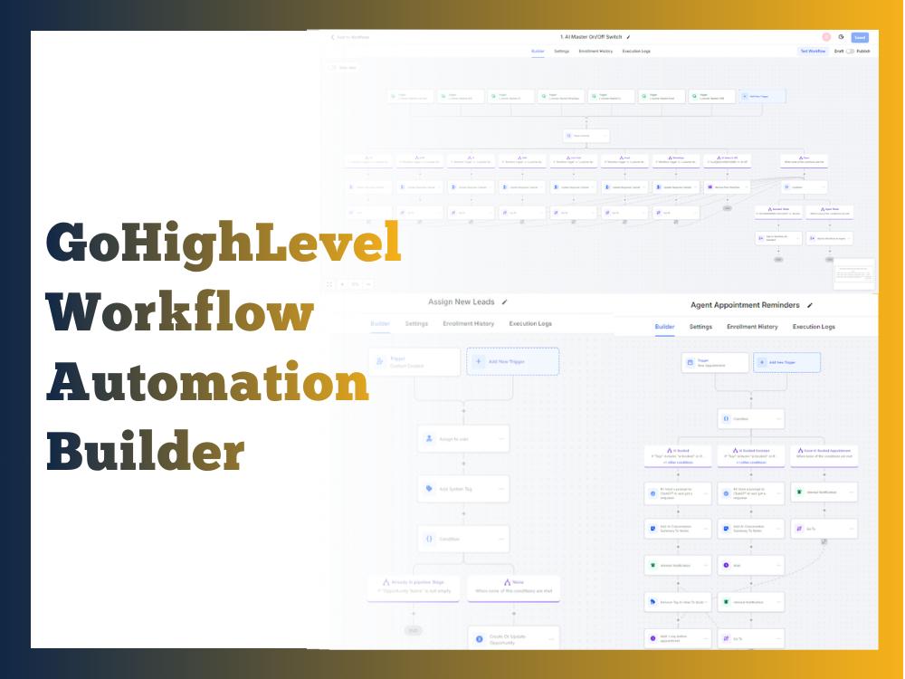 GoHighLevel Workflow Automation Builder